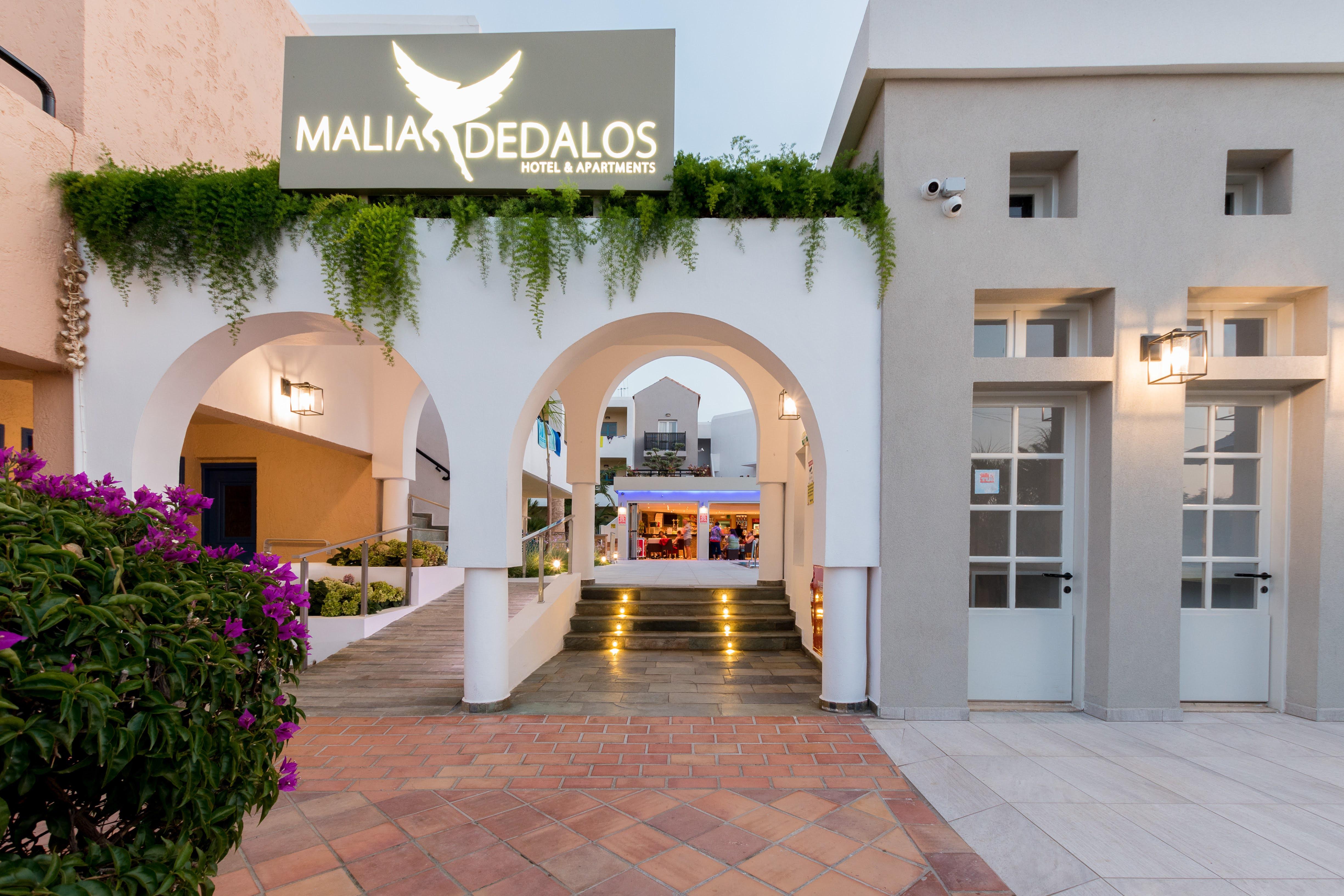 Dedalos Hotel Malia Eksteriør billede