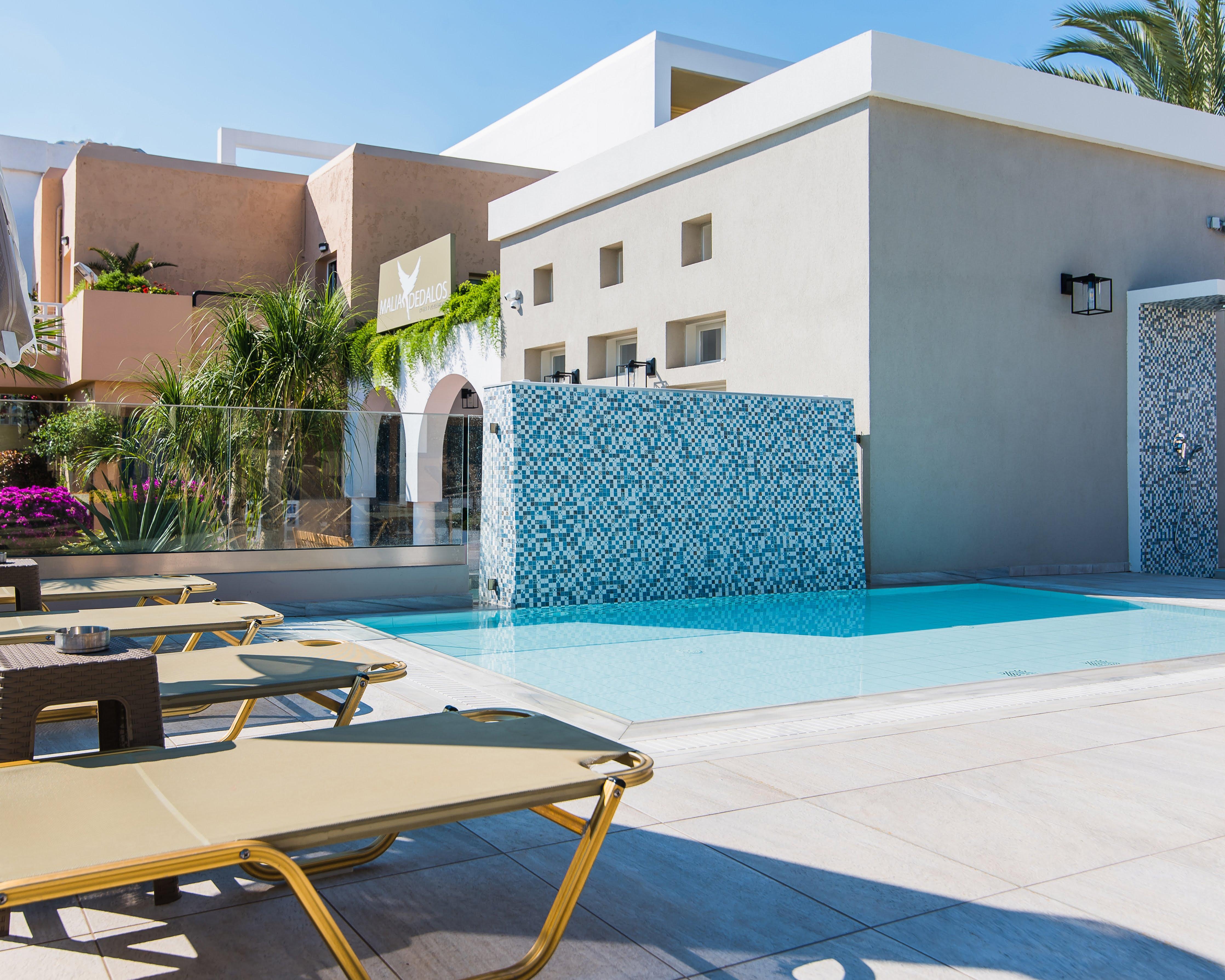 Dedalos Hotel Malia Eksteriør billede